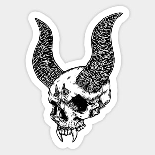 Demon skull Sticker